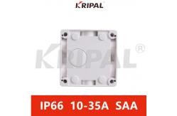 China SAA IP66 Rotary Mini Isolator Switch 35A Double Poles Weatherproof supplier
