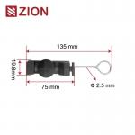 FTTH Combination Flat Cable Drop Clamp ZCSPC-11 - Advanced Clamping Device for FTTH Networks for sale