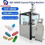 Efficient Automatic Capsule Filler , 3800 Pcs / Min Pill Capsule Machine for sale