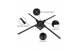 China Wifi Bluetooth 3D Hologram Fan Display ABS PC AC240V For Advertising supplier