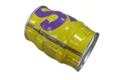 China Custom Printed Drum Shape Coffee Tin Cans Metal Tin Bottle supplier