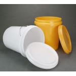 Stackable 20Liter Plastic Or Metal Buckets With UV Resistant Snap On Lid for sale