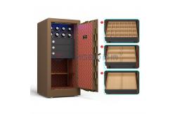 China Double Alarm Solid Steel Jewelry Watch Winder Safes With 7 Open Ways supplier