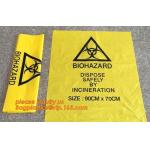 plastic biohazard medical waste bag, Biohazard Bag, Medical Waste Bags, Clinical Waste Bags LDPE medical plastic K for sale