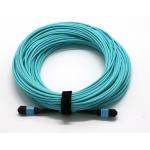 OM3 Fiber Optic Patch Cord MPO Trunk Cable Female Connector UPC/APC Polished for sale