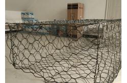 China Easy Collapsible Pvc Coated Hexagonal Gabion Basket For Water And Soil Protection supplier