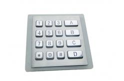 China Matrix 4*4 Backlit Metal Keypad Optional Interface USB PS2 RS232 supplier