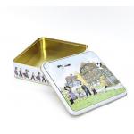 Rectangular Candy Cookies Metal Tin Biscuit Tin Container for sale