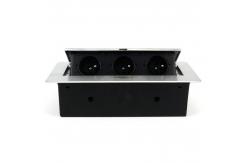 China AC 110V - 220V Pop Up Power Socket EU Standard  Three Inserts Multifunctional supplier