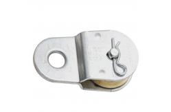 China Fixed Eye Rope Cable Pulley Heavy Duty Single Wheel Swivel Pulley supplier