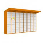 Smart Parcel Delivery Locker Electronic Express Locker Intelligent Mail Parcel Delivery Locker Orange for sale