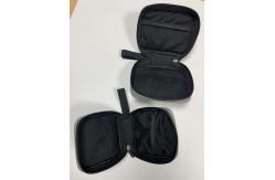 China Artificial Canvas Power Cord Bag 13x13x5cm 0.1kg Nylon Lining supplier