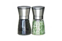 China Refillable Mini Spice Salt Pepper Grinder Adjustable Coarseness Household Kitchen Tools supplier