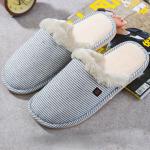 Graphene Film Electric Foot Warmer Slippers , Washable Electric Warming Slippers for sale