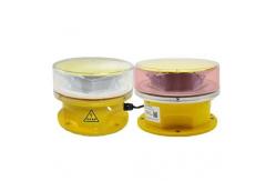 China LED Dual IOT Monitoring Aviation Obstruction Light Bird Deterrent Spike Medium Intensity supplier