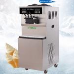 Double System Soft Serve Ice Cream Machine Commercial Floor Standing