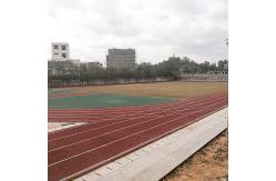 China Eco Friendly Sound Reduction Jogging Track Material Non Toxic Fadeless supplier