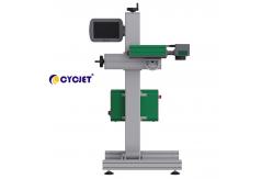 China Fiber Fly Laser Marking Machine For Black HDPE Pipe supplier