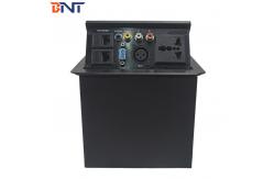China Aluminum Alloy  Furniture Flip Up Multimedia Jack  With 1*MIC  Configuration supplier