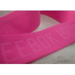 Embossed 3D Raised Name Logo Patches Adhesive Hook And Loop Tape For Sportswear for sale