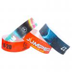 Lightweight Tyvek Bracelets Wristbands , Bar Coding Disposable Paper Wristbands for sale