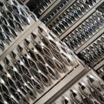 Diamond Hole Grip Span Safety Grating Galvanized Steel Anti Slip For Walkway Plank for sale