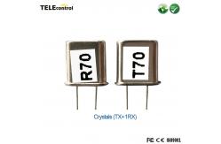 China Telecrane key pad radio remote control crystals frequency quartz supplier