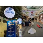 Inflatable 1m Moon Balloon Light With 800W LED Tripod Ball Event Advertising