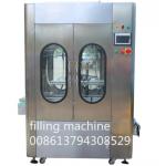 0.8MPa 1000ml 4 Head Self Flow Bottle Filling Line