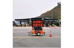 China Outdoor EN12966 VMS Trailer Signs Solar Powered Traffic LED Screen supplier