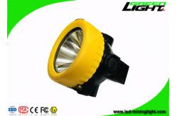 China 96lum Luminous Rechargeable Led Headlamp Miner Cap Lamp Plug - In Charging Way supplier