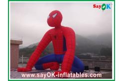 China Advertising Inflatable Ceremony Inflatable Cartoon Characters , Wind-Resistant Height 10m Inflatable Spinder Man supplier