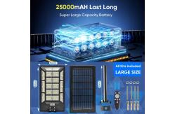 China 200w LED Solar Street Light With Built In Battery / Motion Detector supplier
