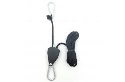 China Hydroponic Led Grow Light Hangers Reflector Adjustable 1/8 Rope Ratchet Hanger supplier