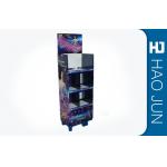 Foldable Cardboard Display Stands For Pet Food / Pop Cardboard Store Display