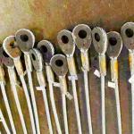 Rust Coloured Ductile Iron 28mm Solid Rope Thimble for sale