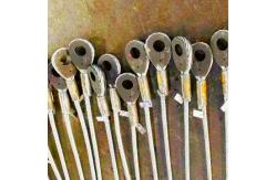 China Rust Coloured Ductile Iron 28mm Solid Rope Thimble supplier