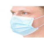 Environmental Disposable 3 Ply Face Mask With Elastic Ear Loop Durable for sale