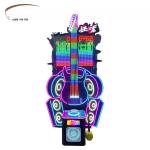 Entertainment Attractive Design Crazy Guitar Game Machine Coin Operated for sale