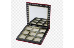 China Red Fabric Highlight Contour Palette 9 Pans Custom Makeup Palette Packaging supplier