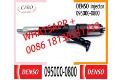 China Diesel Fuel Injector 095000-0800 For Komatsu PC450-7 WA470-5 supplier