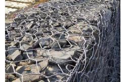 China Real Gabion Mesh Manufacturer 8X10cm Wire 2.7mm / 3mm Galvanized Gabion Box supplier