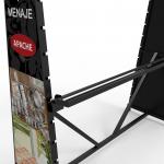 Classic Roll Tablecloth Storage Rack Fabric Roll Display Rack Double Sided