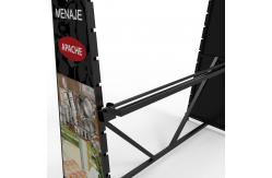 China Classic Roll Tablecloth Storage Rack Fabric Roll Display Rack Double Sided supplier