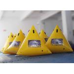 Customized Inflatable Race Buoys Green / Yellow / Blue 0.6 Mm PVC Tarpaulin for sale