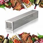 Perforated Smoking Pipe Grill Stainless Steel Square Perforated Mesh Smoking Pipe Filter for sale