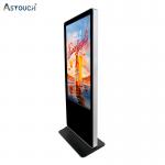 OEM Lcd Signage Display 65 Inch Digital Photo Kiosk Capacitive Touch for sale