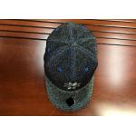 Custom made Bling metal thread ACE embroidery flower printing 6panel  baseball caps hats