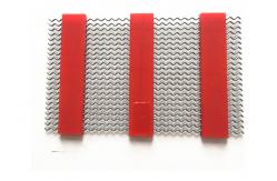 China High Carbon Steel H Style Woven Self Cleaning Mesh With Polyurethane Band supplier