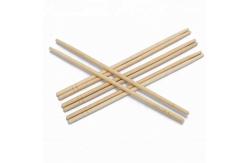 China 21cm Round Bamboo Chopsticks Disposable With OPP Sleeves supplier